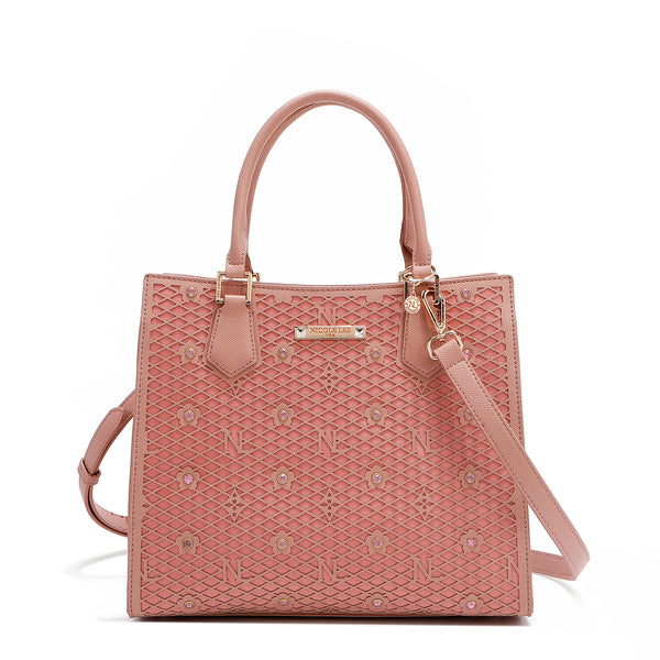 Gracie Structured Tote Bag (Rosa)