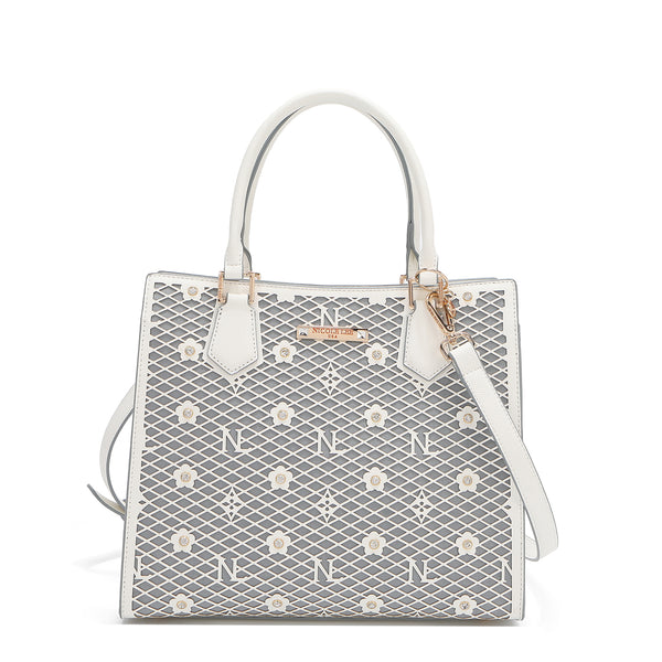 Gracie Structured Tote Bag (White)