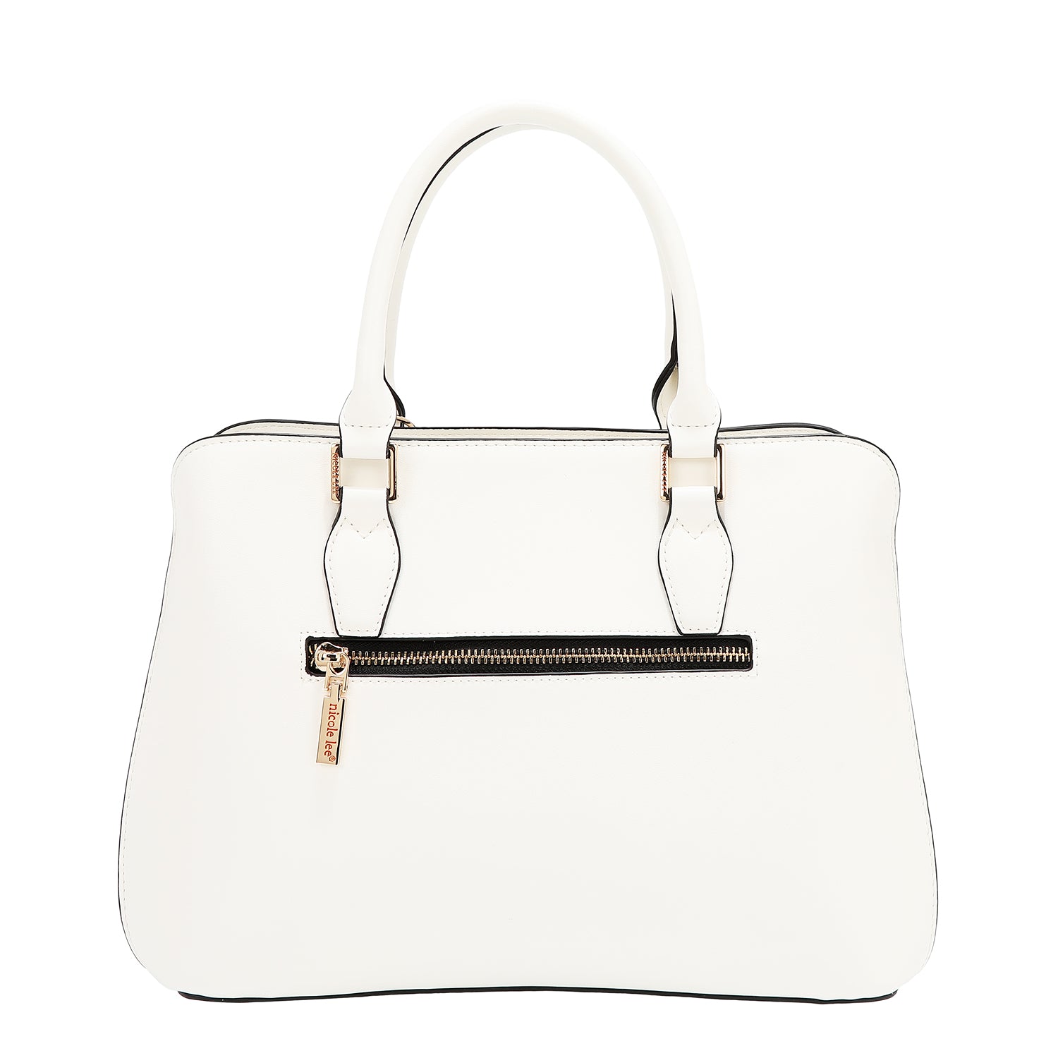 Sac à dôme avec coupe géométrique (blanc)
