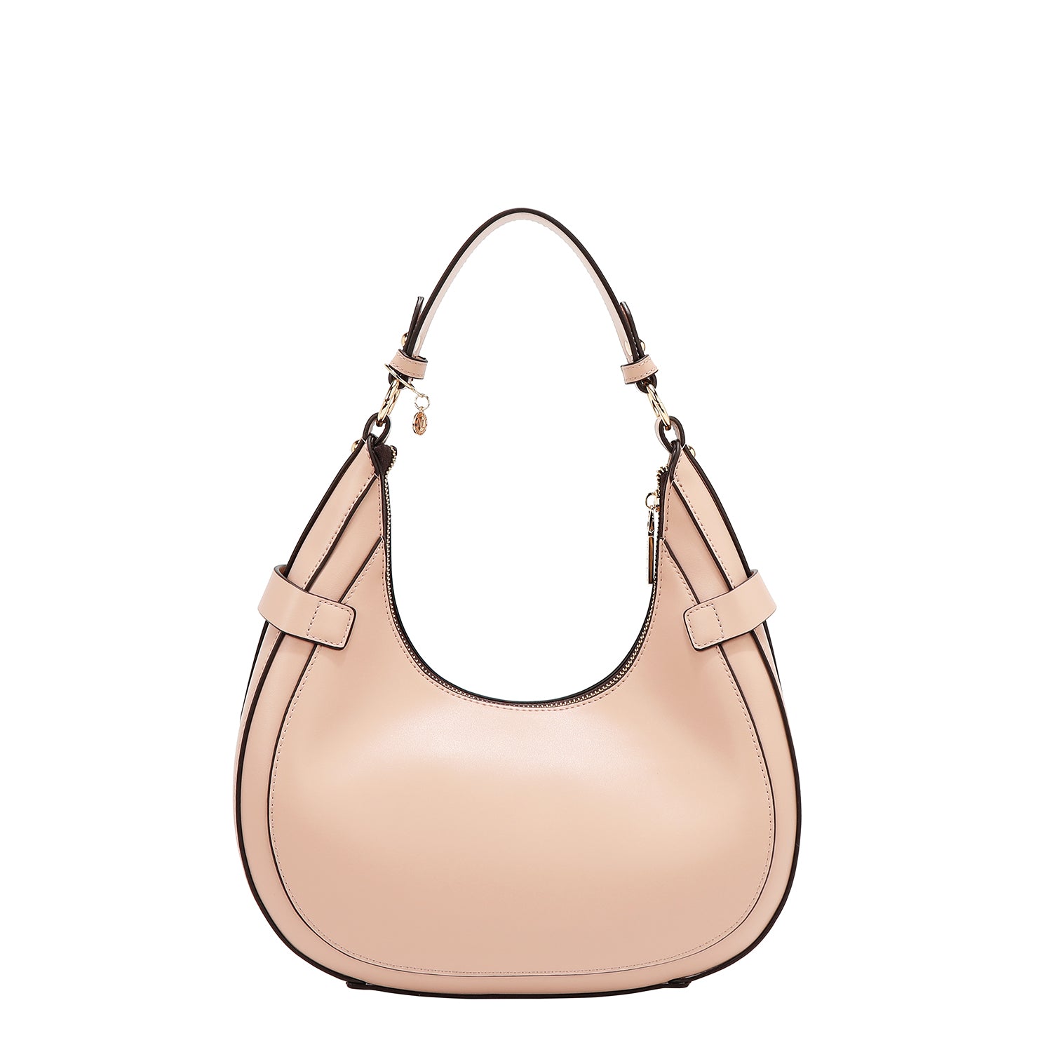 Sac à bandoulière avec coupe géométrique (rose)