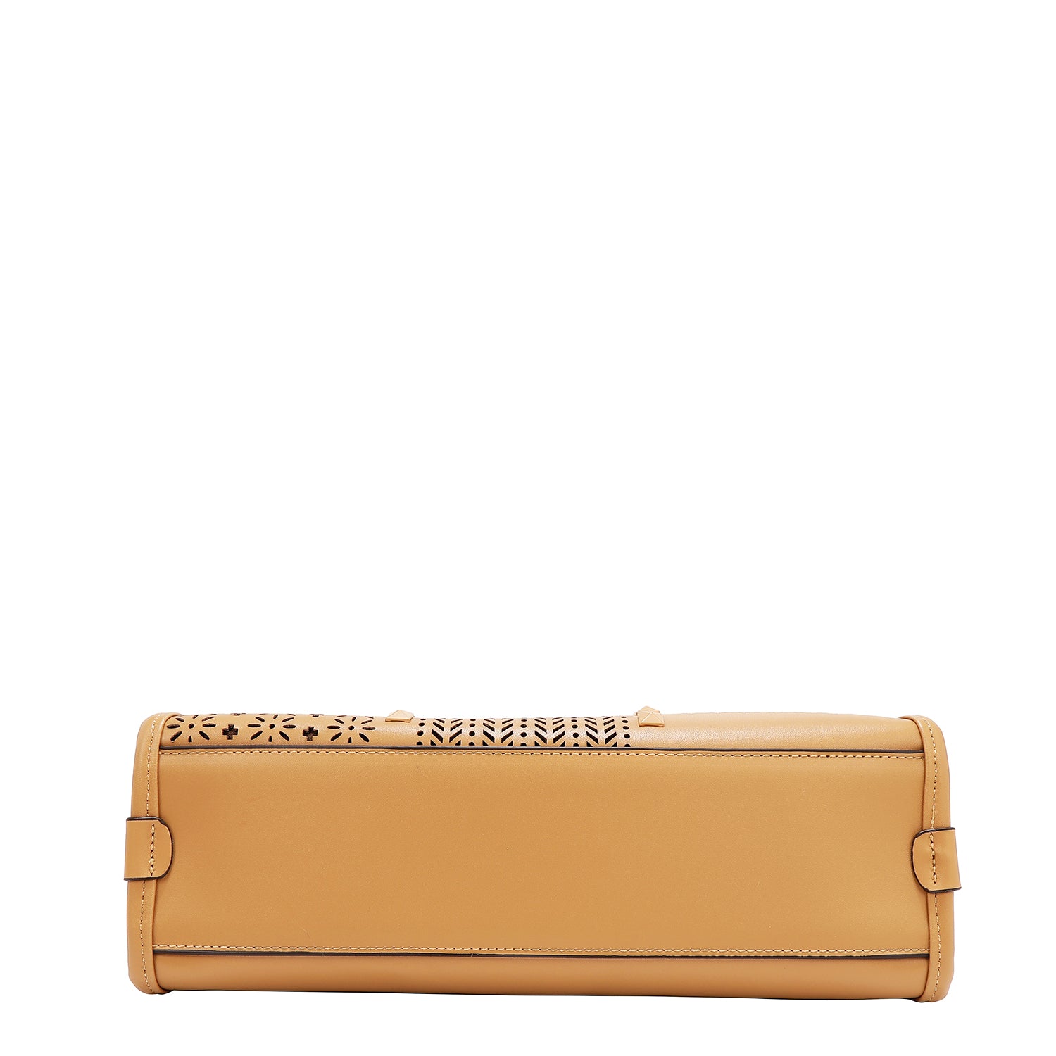 Sac à deux pièces avec coupes géométriques (sable)