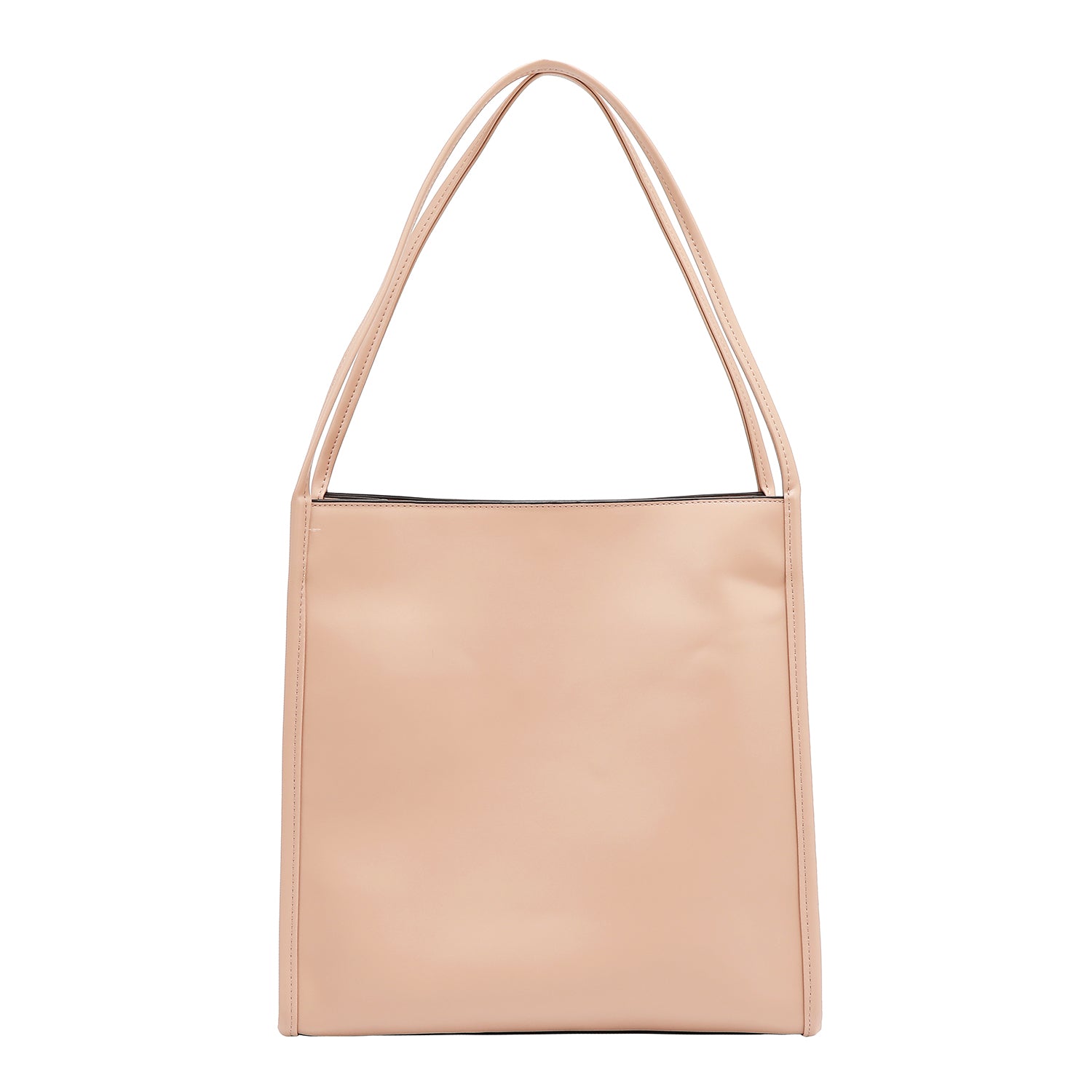 Zwei -Stück -Tasche mit geometrischem Schnitt (rosa)