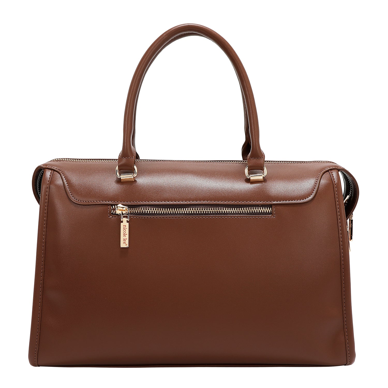 SAC BOSTON AVEC DÉCOUPE LASER GÉOMÉTRIQUE (MARRON)