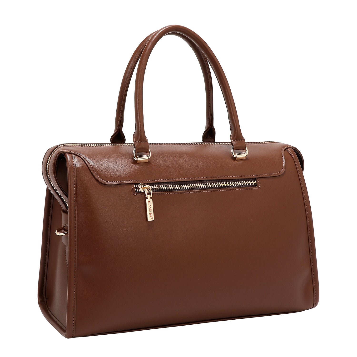 SAC BOSTON AVEC DÉCOUPE LASER GÉOMÉTRIQUE (MARRON)