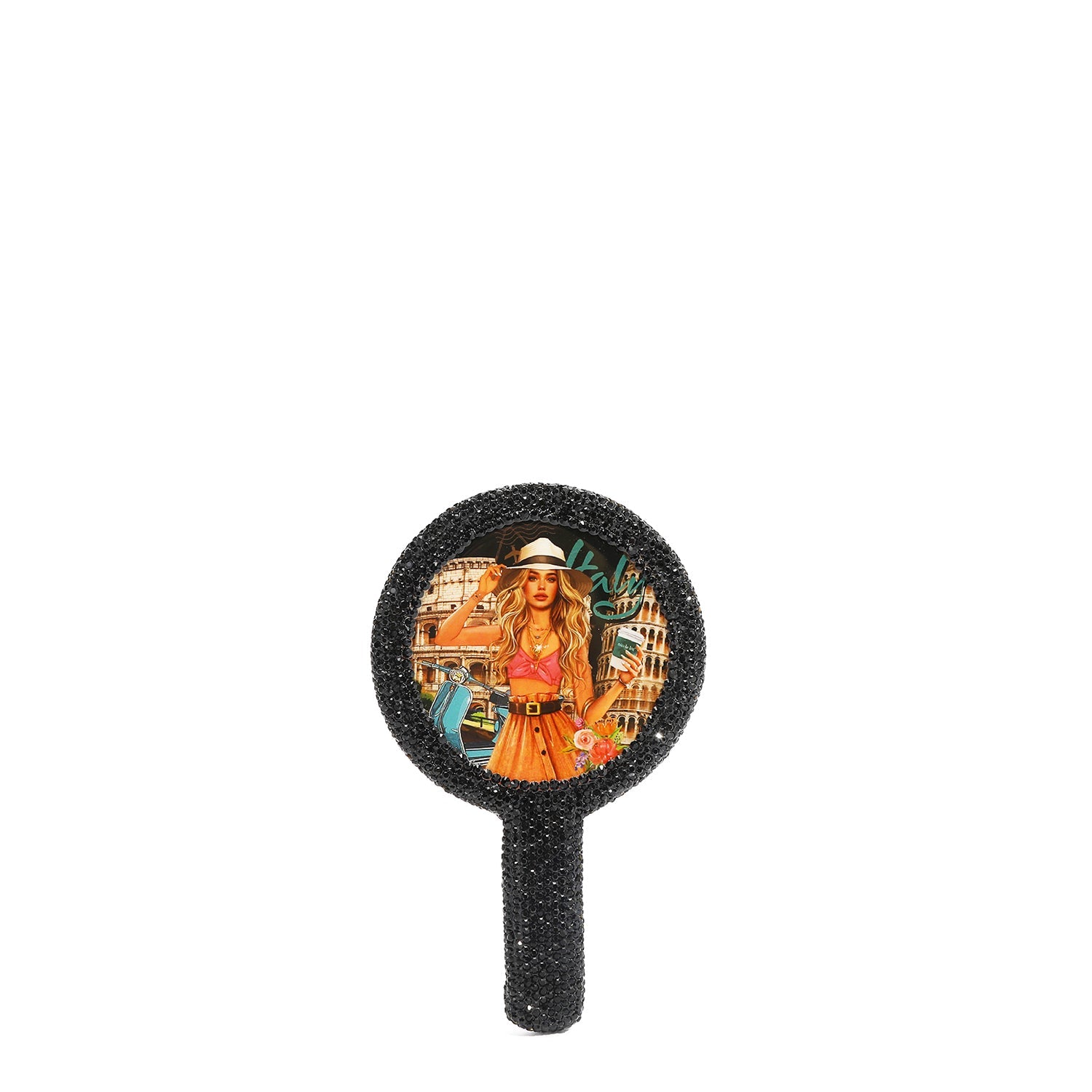 ESPEJO DE MANO REDONDO (MARTHA TRAVELS ITALY)