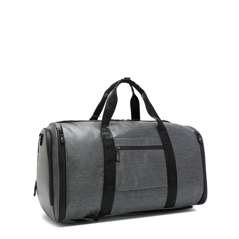 MOCHILA GRIS PLEGABLE PARA HOMBRE