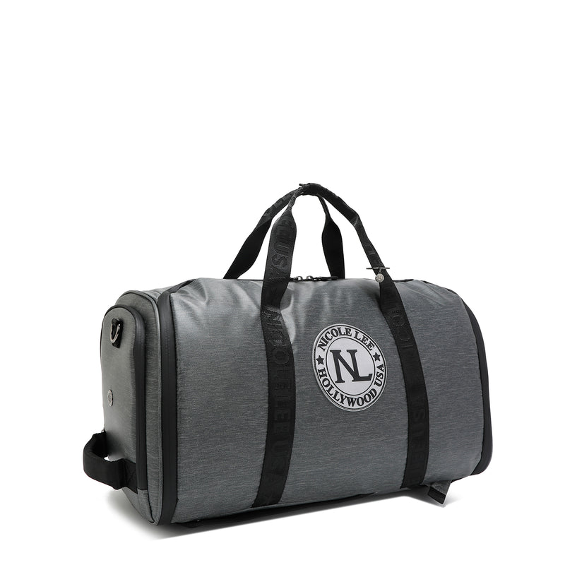 MOCHILA GRIS PLEGABLE PARA HOMBRE