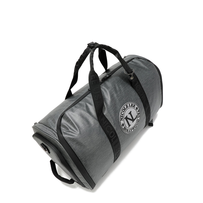 MOCHILA GRIS PLEGABLE PARA HOMBRE