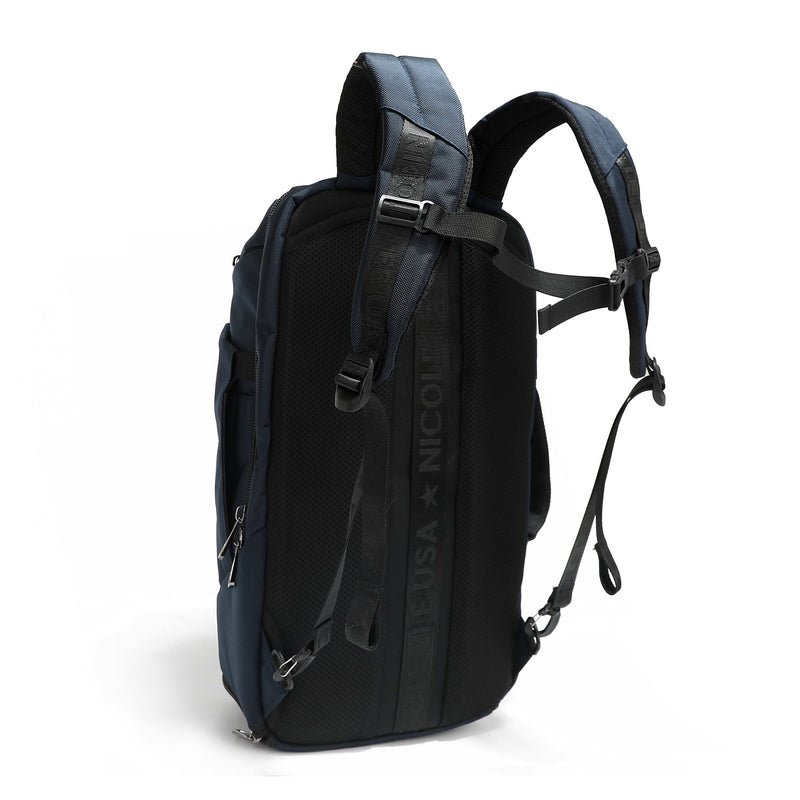 BLUE MEN'S LAPTOP BACKPACK