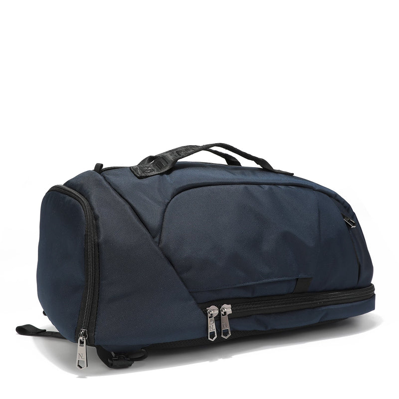 BLUE MEN'S LAPTOP BACKPACK