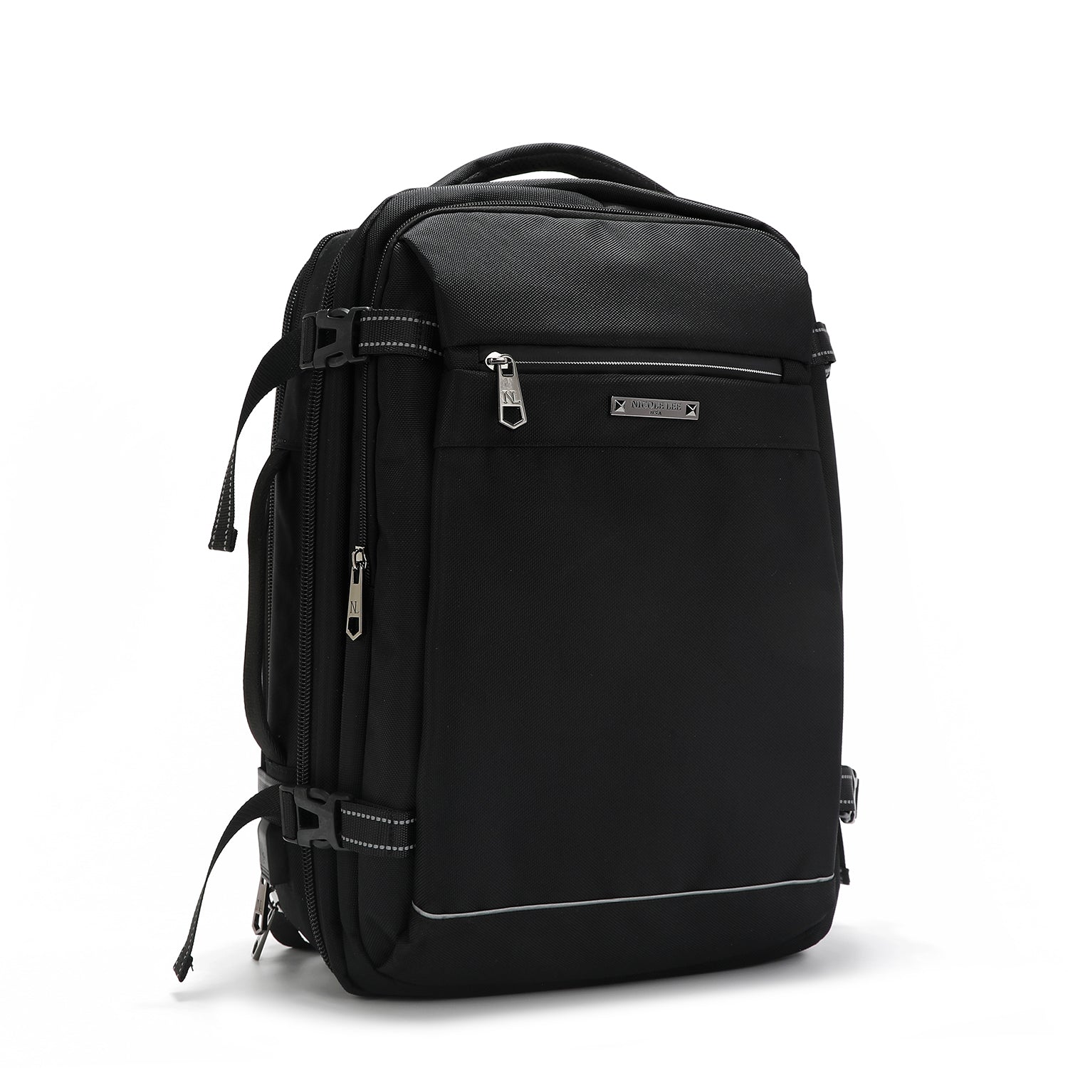 TRAVEL BACKPACK WITH USB PORT FOR TRAVEL BLACK