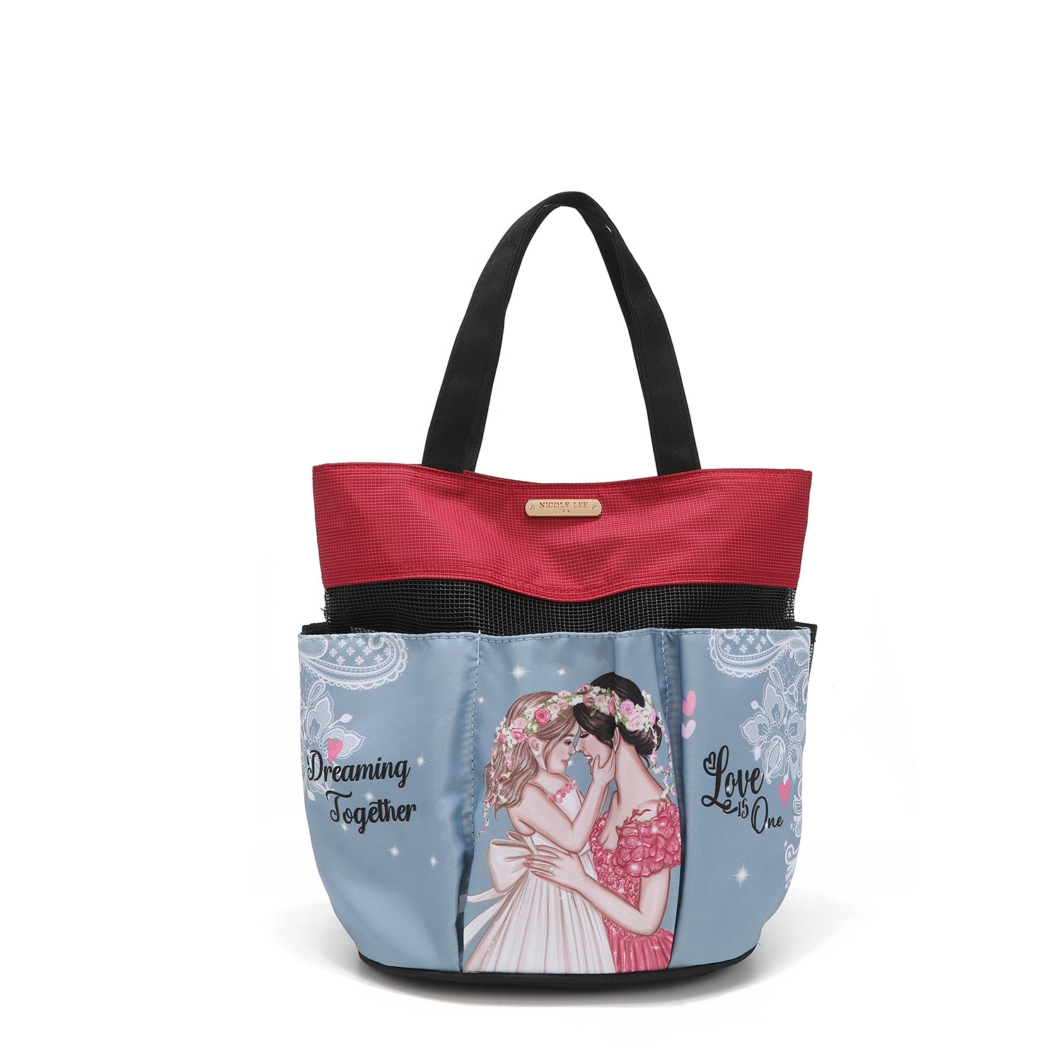 Convenient organizing bag stamped