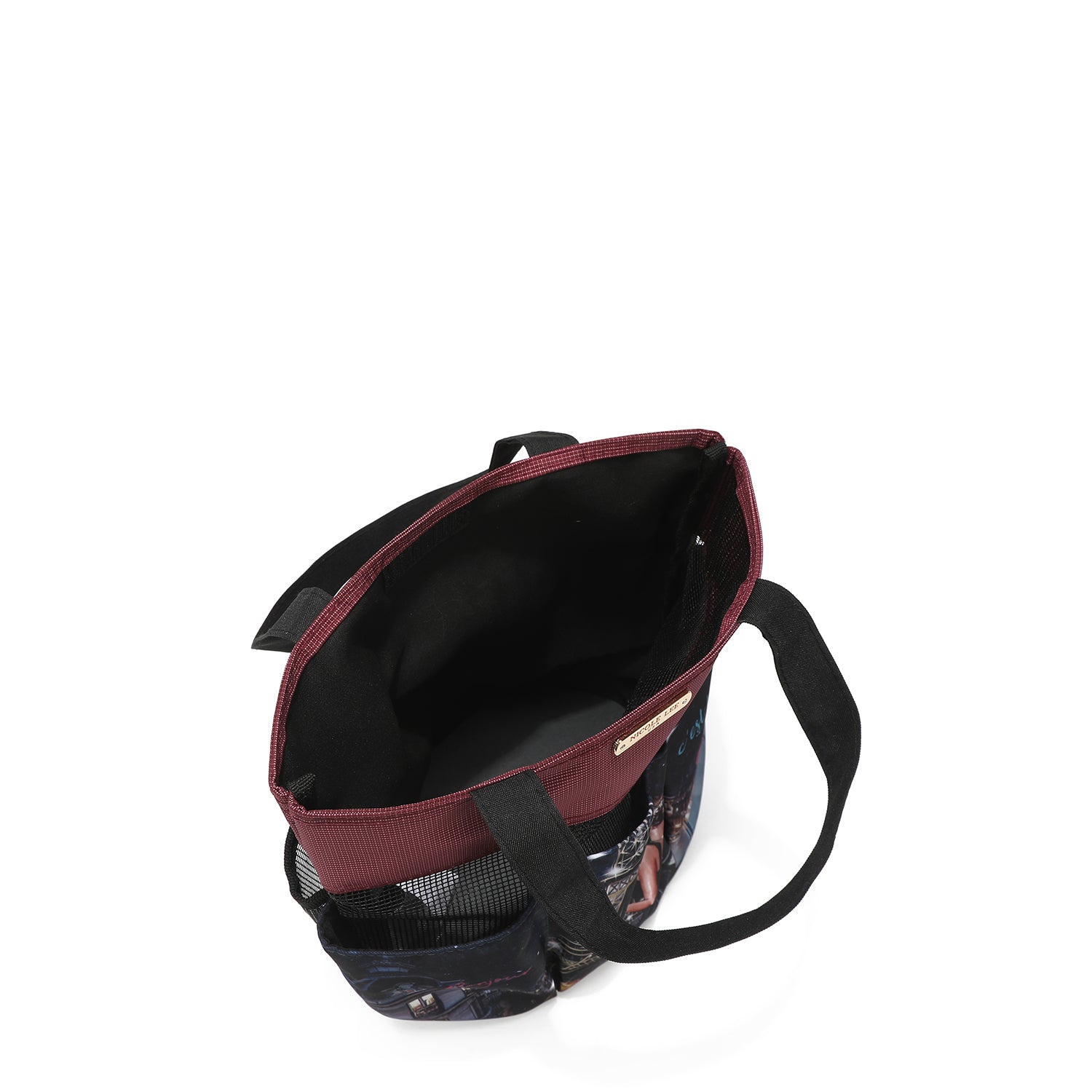 Convenient organizing bag stamped