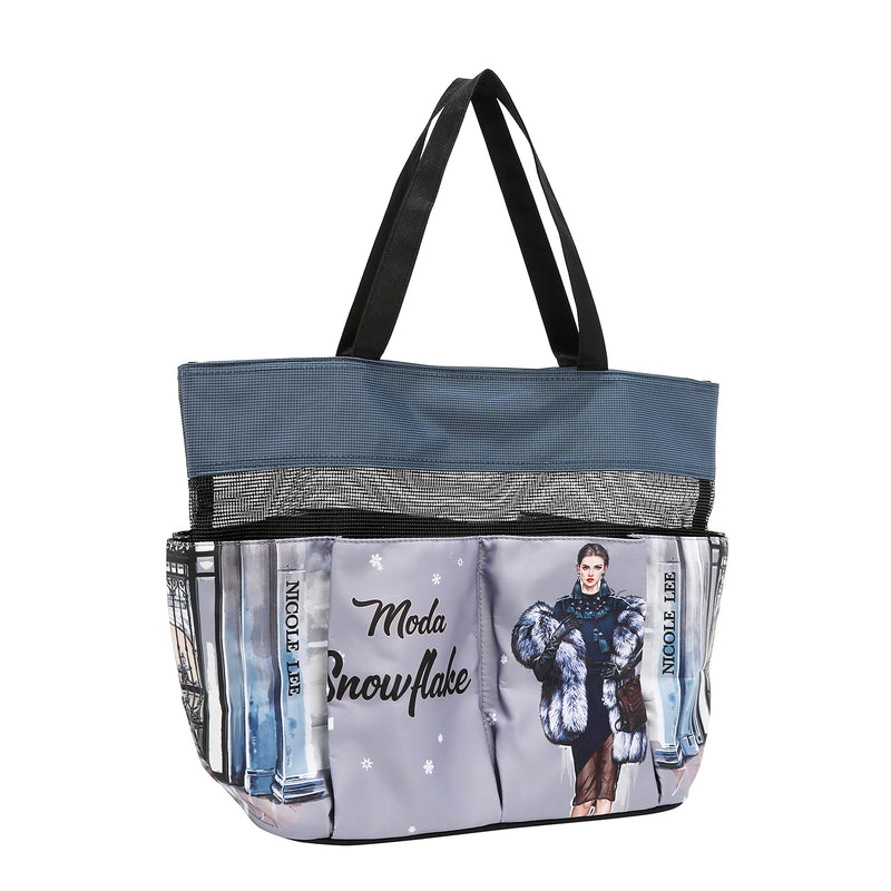 BOLSO ORGANIZADOR CADDY MEDIANO (MODA SNOWFLAKE)