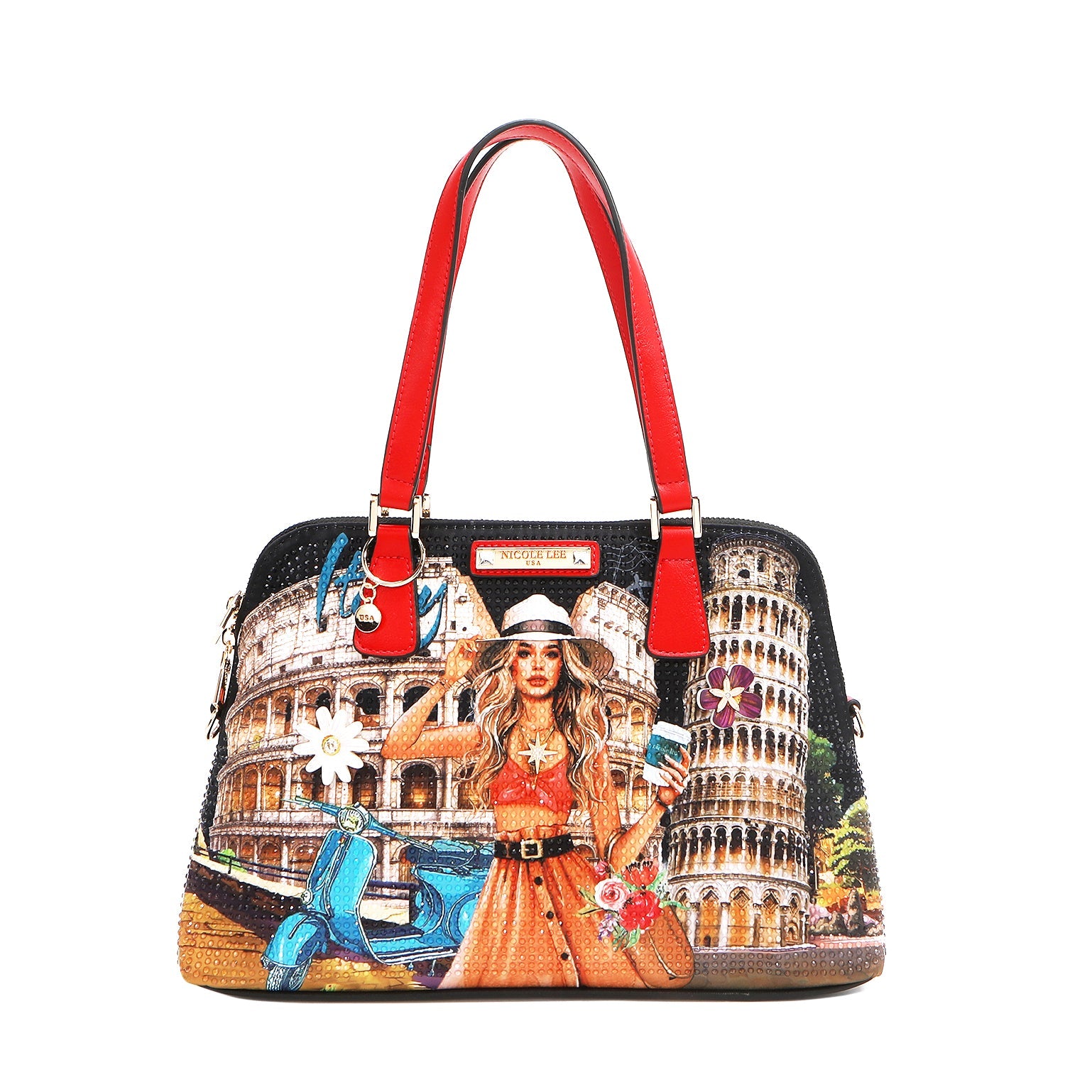 BOLSO DOME SATCHEL (MARTHA TRAVELS ITALY)