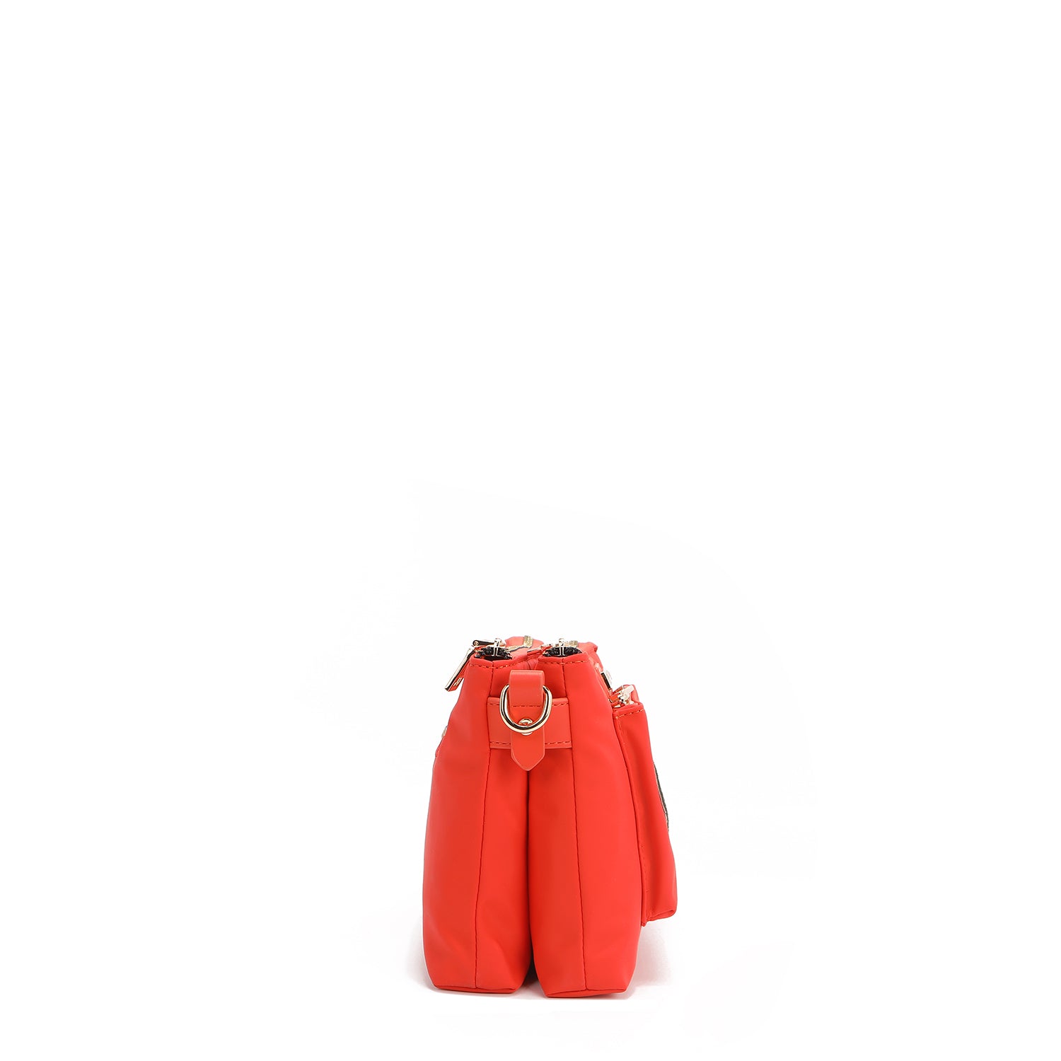 SAC BANDOULIÈRE ACCORDÉON AVEC PATCHS COLORÉS (Orange)