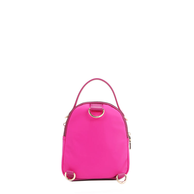 BOLSO MULTIUSOS CON PARCHES DE COLORES (VIOLETA)