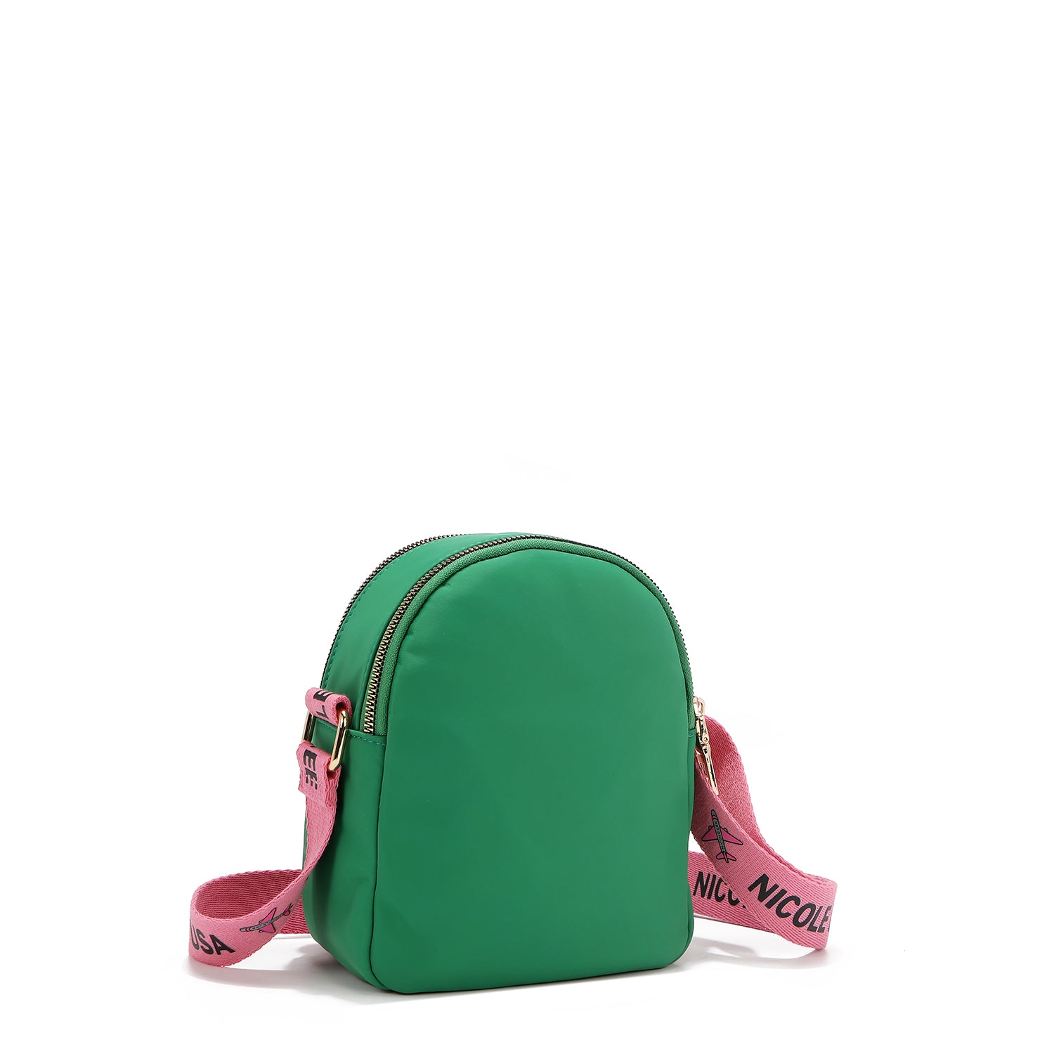 BOLSO CRUZADO CON PARCHES DE COLORES (VERDE)