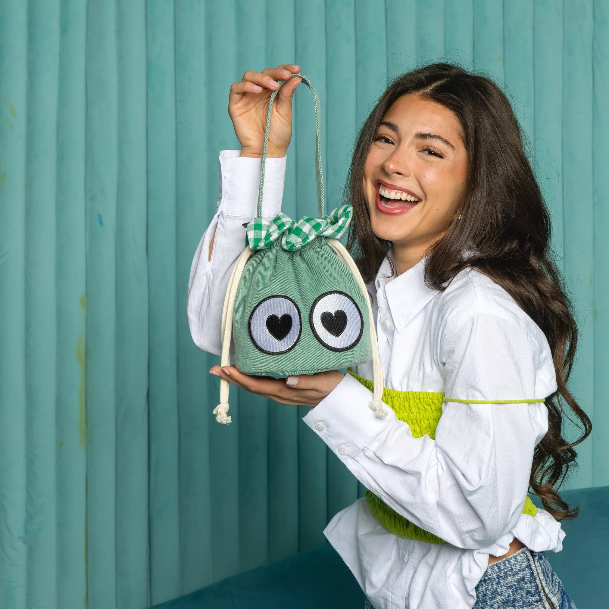 BOLSA EYE LOVE YOU V2 (AZUL)