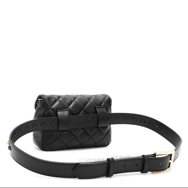 SAC DE TAILLE REMBOURRÉ/SAC À BANDOULIÈRE (NOIR)
