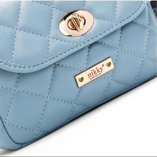 SAC DE TAILLE REMBOURRÉ/SAC À BANDOULIÈRE (BLEU)