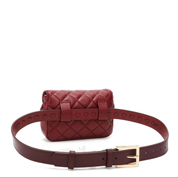 SAC DE TAILLE REMBOURRÉ/SAC À BANDOULIÈRE (ROUGE)