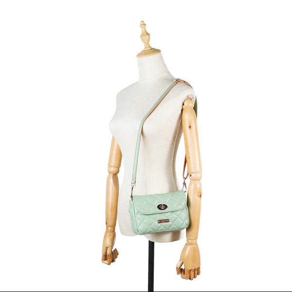 SAC DE TAILLE REMBOURRÉ/SAC À BANDOULIÈRE (VERT)
