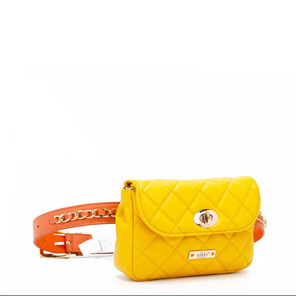 RIÑONERA/BANDOLERA ACOLCHADA (AMARILLO)