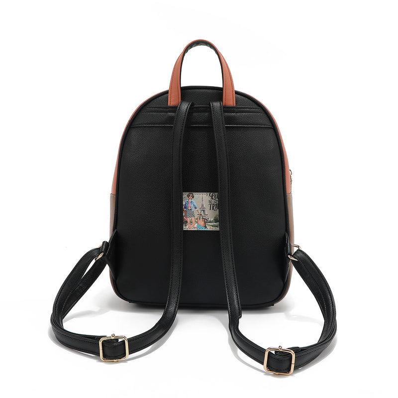 BACKPACK, SHOULDER BAG, WALLET SET (<tc>I LIVE TO TRAVEL</tc>)