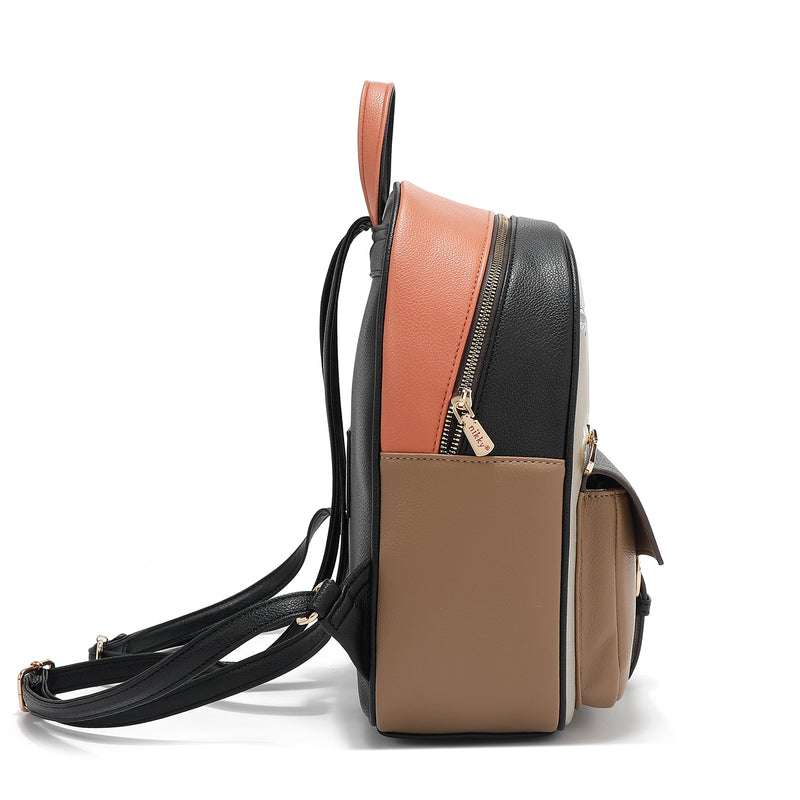 BACKPACK, SHOULDER BAG, WALLET SET (<tc>I LIVE TO TRAVEL</tc>)