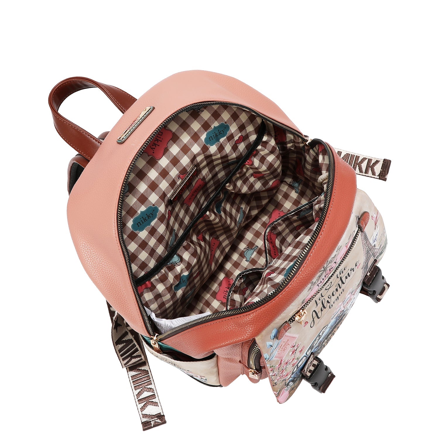SAC À DOS AVEC RABAT <tc>STEP BY STEP</tc> (À LA POURSUITE DES RÊVES)
