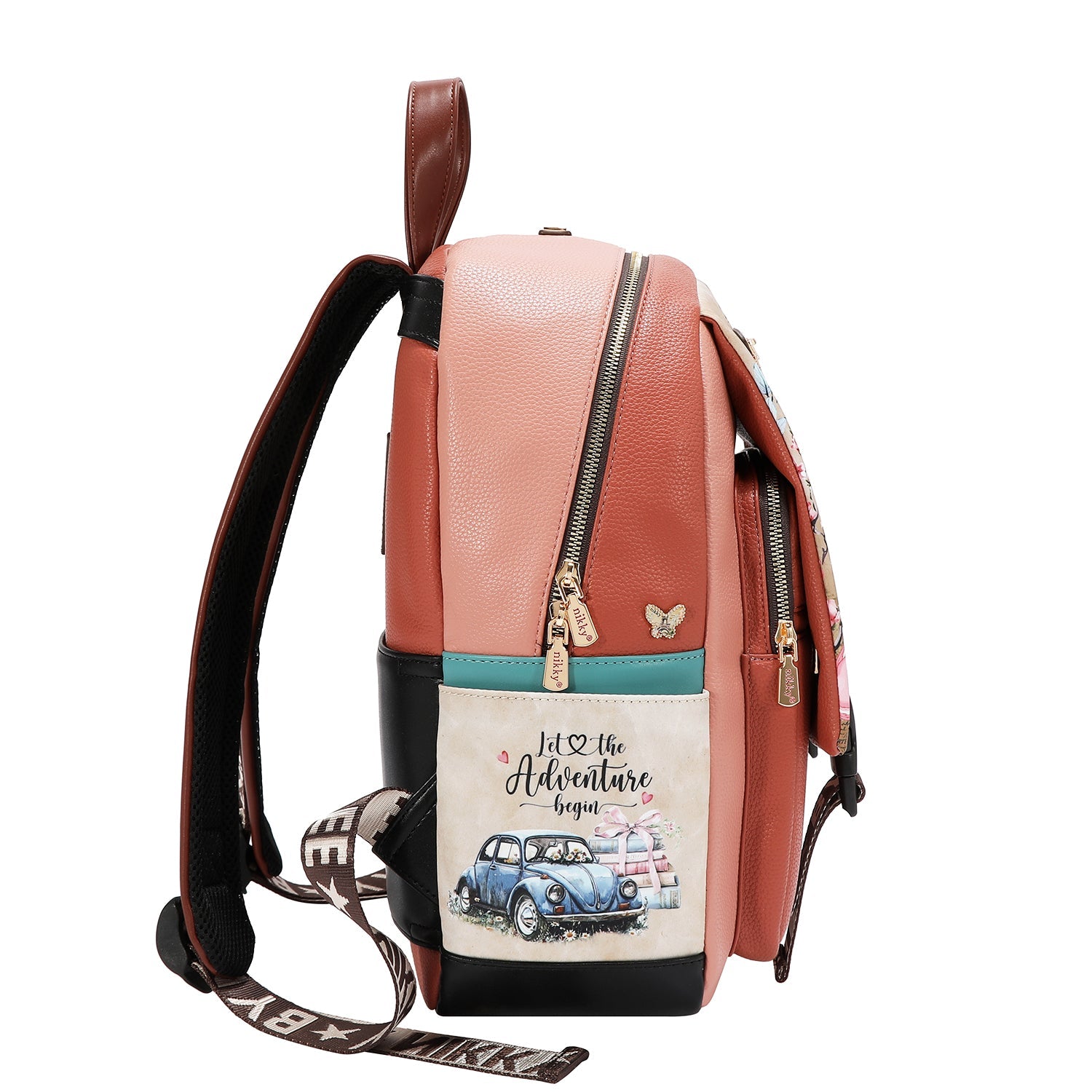 SAC À DOS AVEC RABAT <tc>STEP BY STEP</tc> (À LA POURSUITE DES RÊVES)