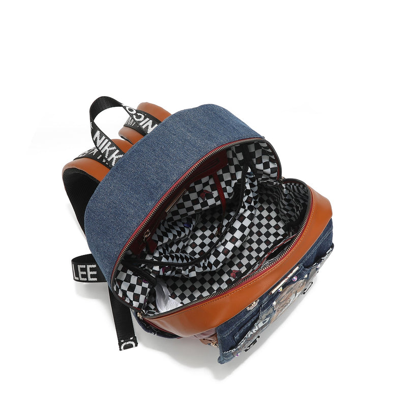 BACKPACK WITH FLAP <tc>Denim</tc>  <tc>DREAMER</tc>