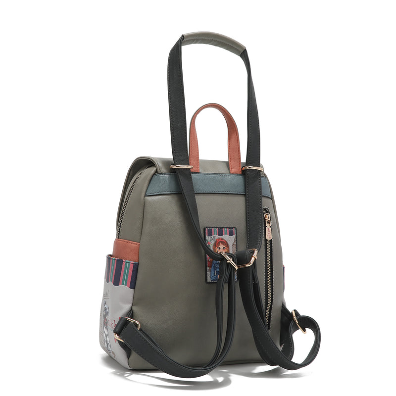 BACKPACK/CROSSBODY BAG WITH FLAP