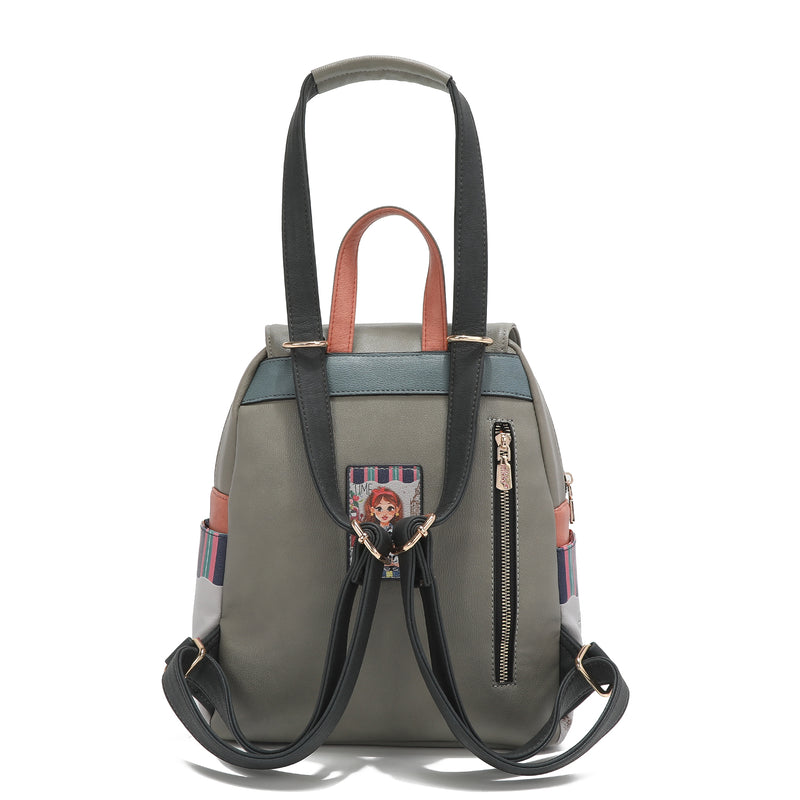 BACKPACK/CROSSBODY BAG WITH FLAP