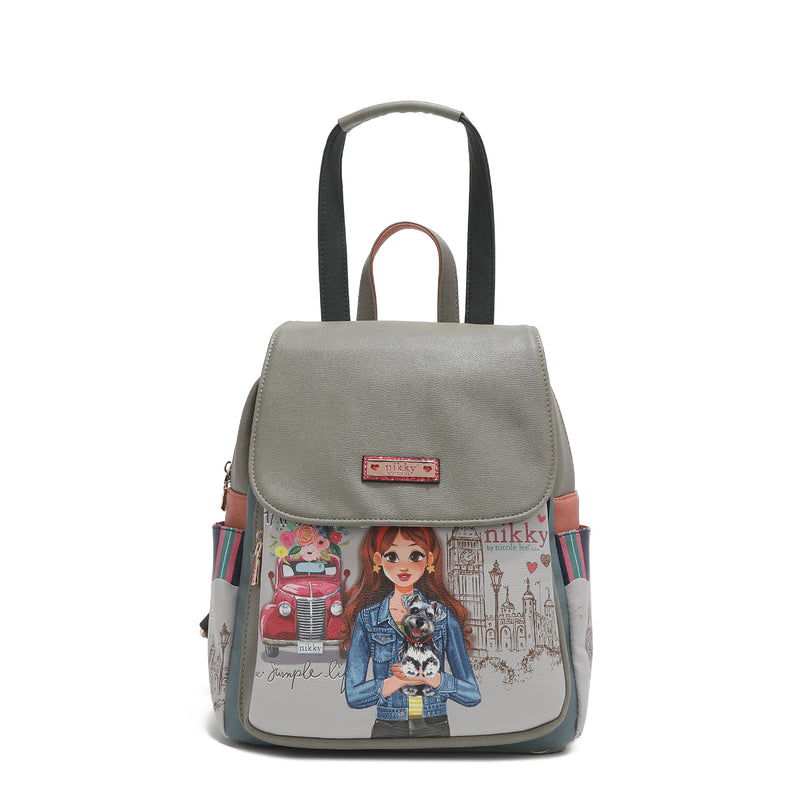 BACKPACK/CROSSBODY BAG WITH FLAP