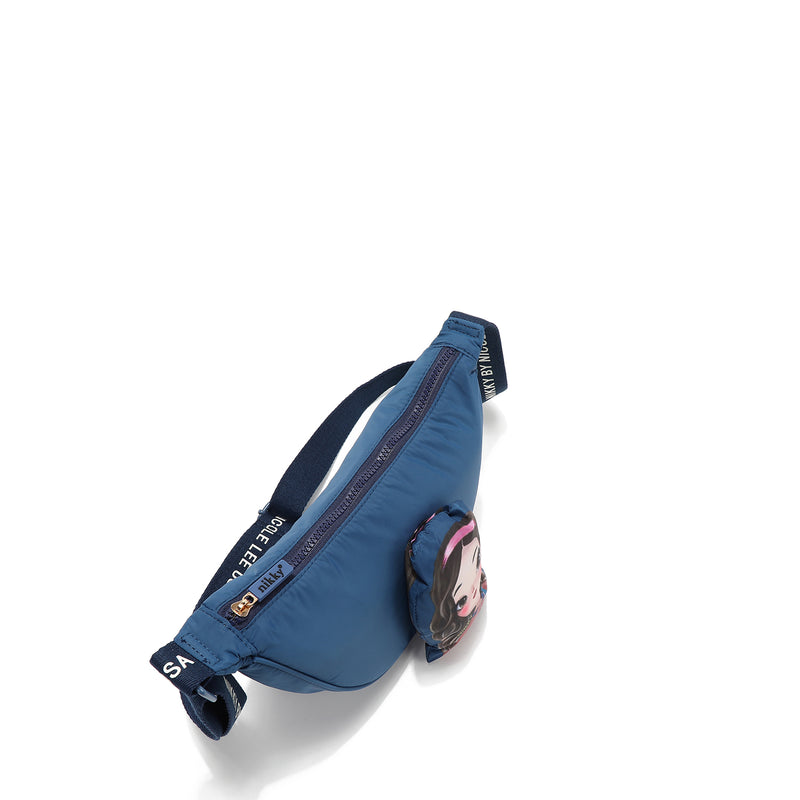 NYLON CROSSBODY BAG (BLUE)