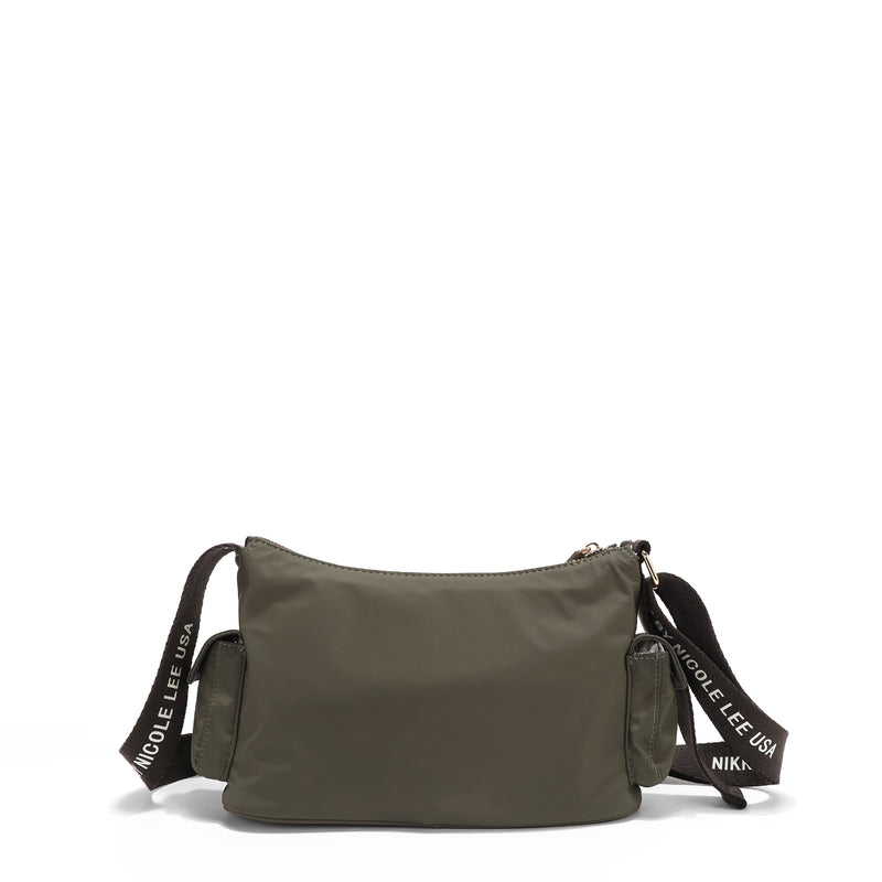 NYLON CROSSBODY BAG (GREEN)