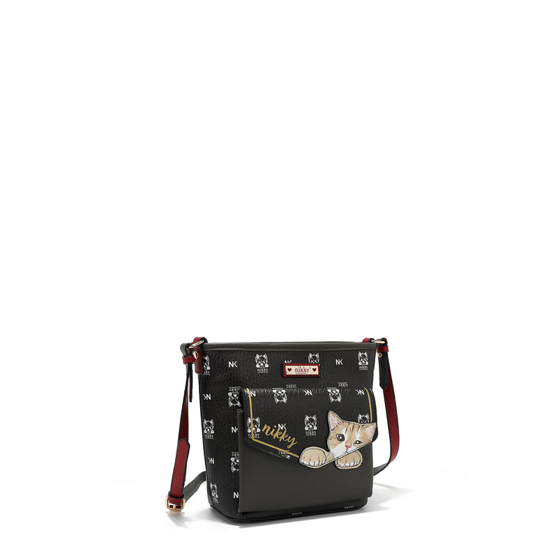 CROSSBODY BAG (<tc>NIKKY FINDS MEOW</tc>) BLACK