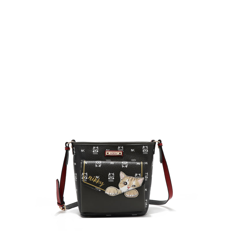 CROSSBODY BAG (<tc>NIKKY FINDS MEOW</tc>) BLACK