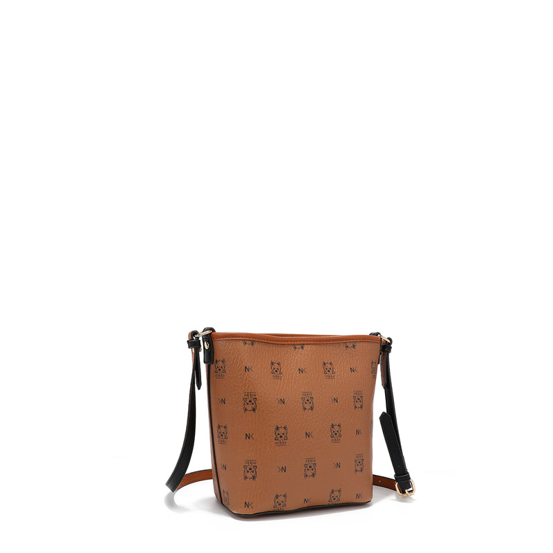 CROSSBODY BAG (<tc>NIKKY FINDS MEOW</tc>) BROWN