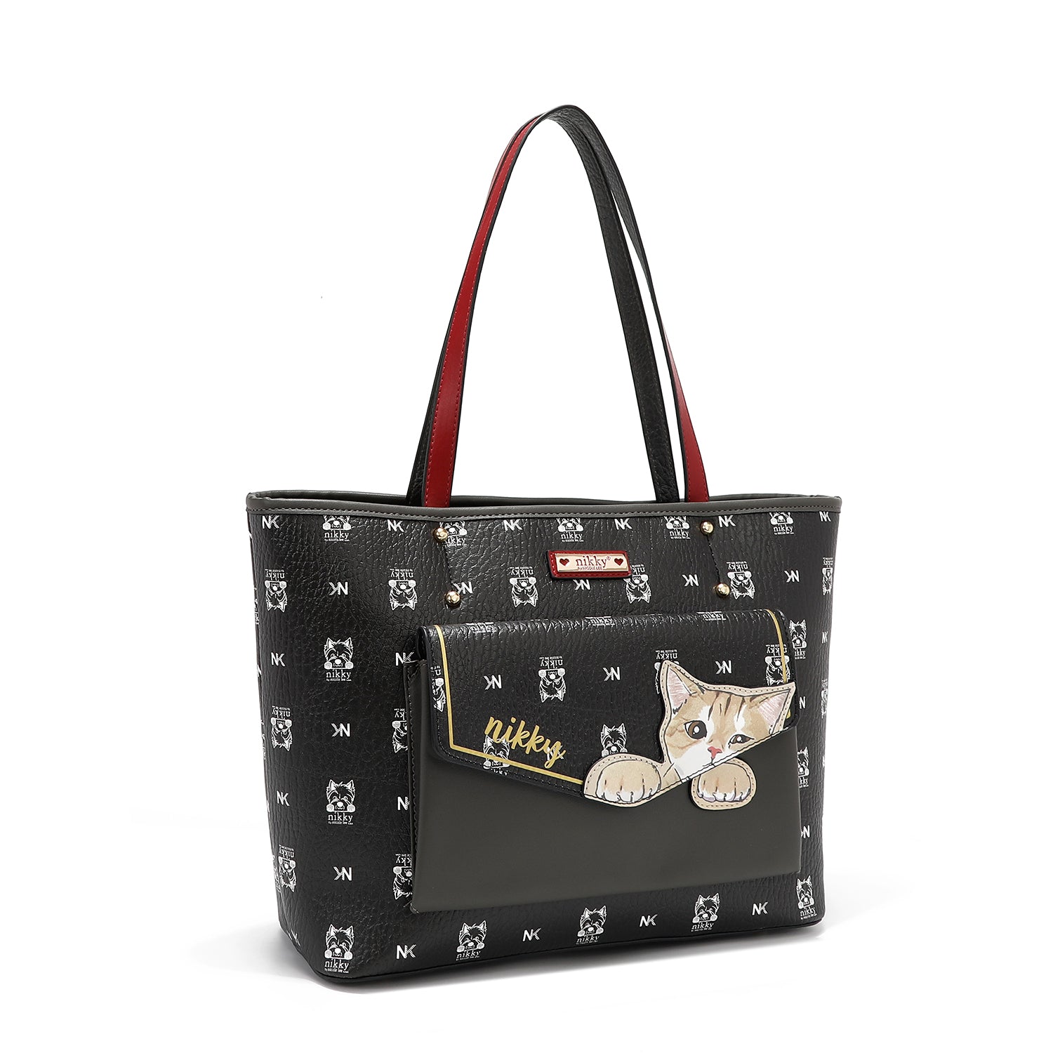 TOTE (<tc><tc><tc>Nikky</tc> Finds Meow</tc></tc>) BLACK