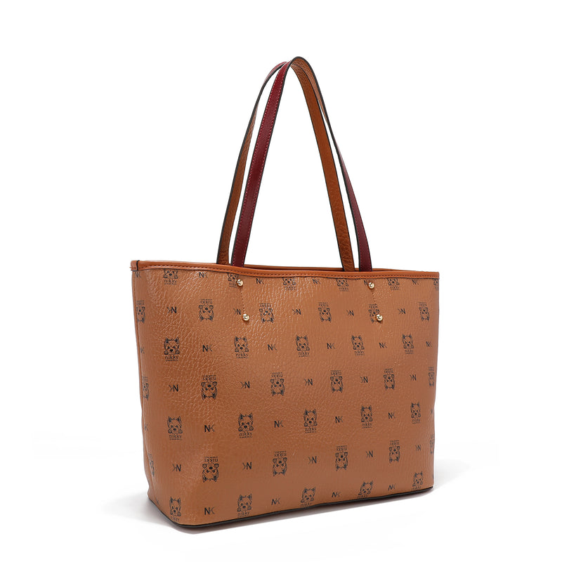 TOTE (<tc>NIKKY FINDS MEOW</tc>) BROWN