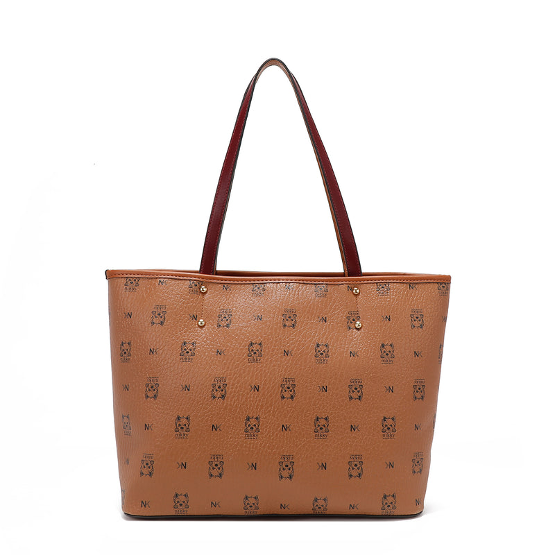 TOTE (<tc>NIKKY FINDS MEOW</tc>) BROWN