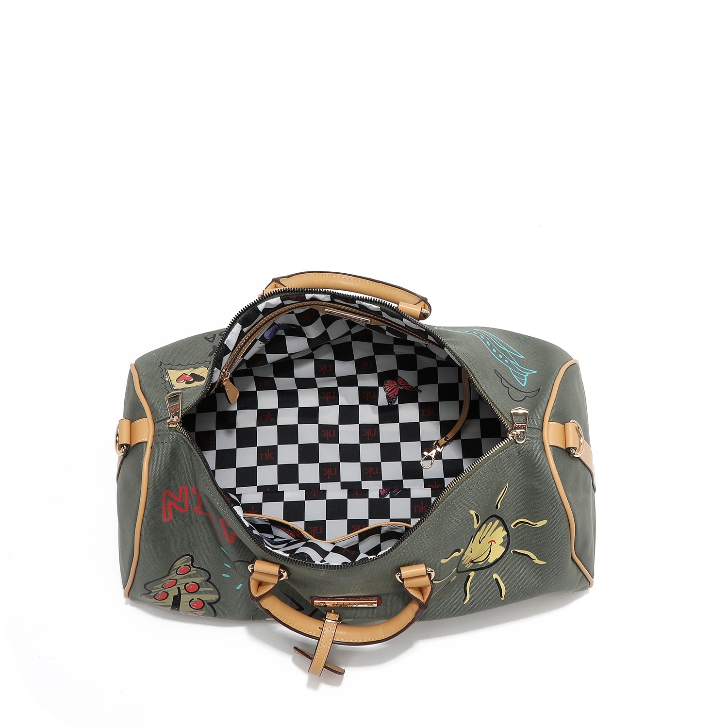 BOLSO DE GIMNASIO DE LONA (VERDE)