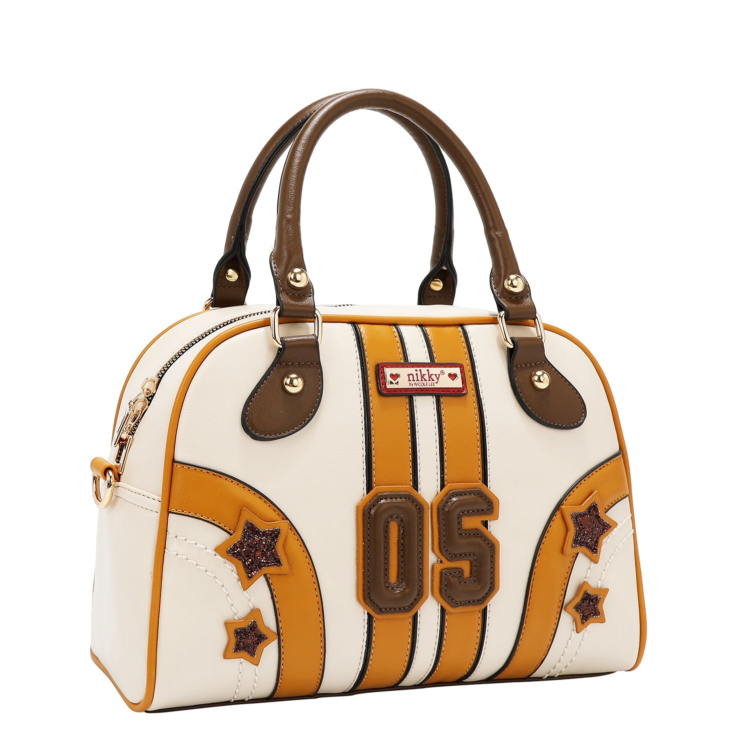BOLSO DOMO VARSITY (BEIGE)