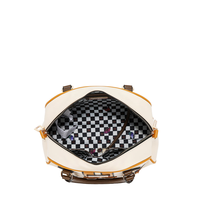 BOLSO DOMO VARSITY (BEIGE)