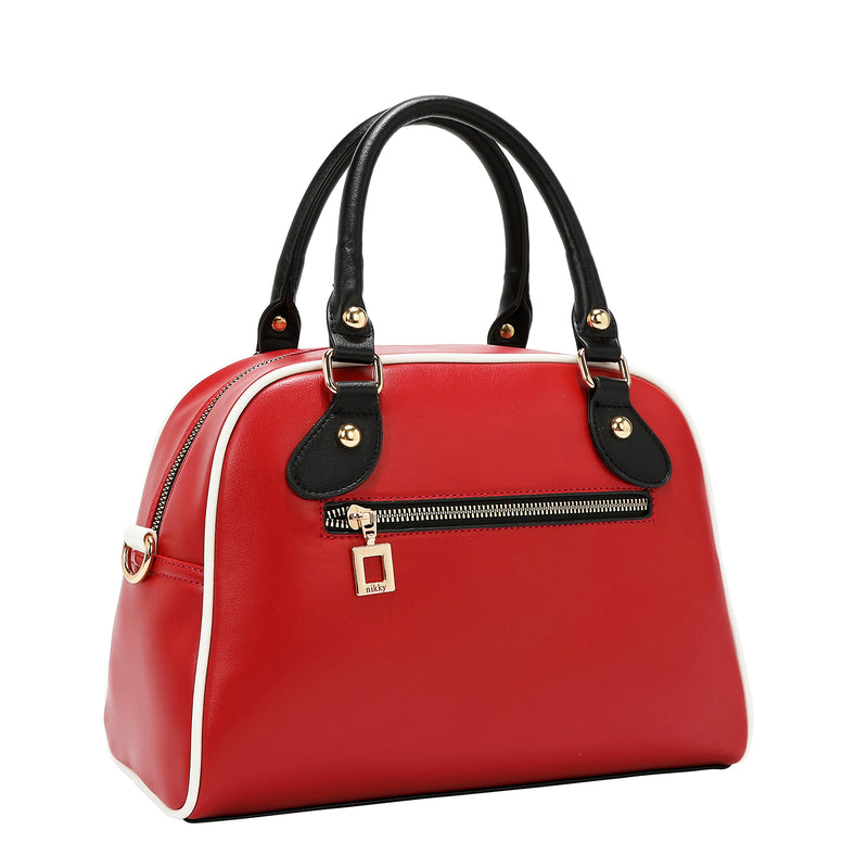 BOLSO DOMO VARSITY (ROJO)