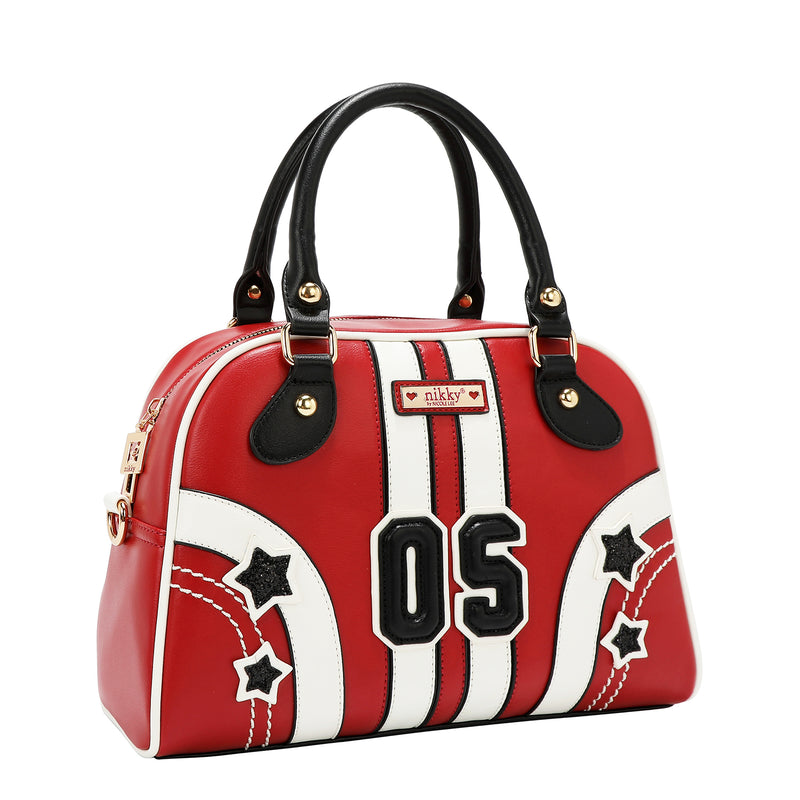 BOLSO DOMO VARSITY (ROJO)