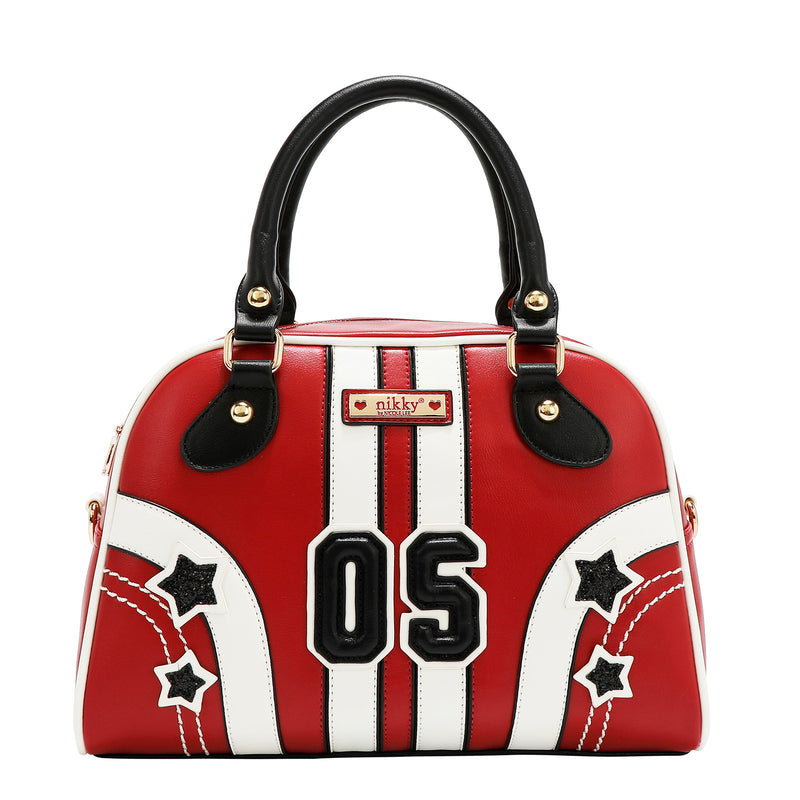 BOLSO DOMO VARSITY (ROJO)
